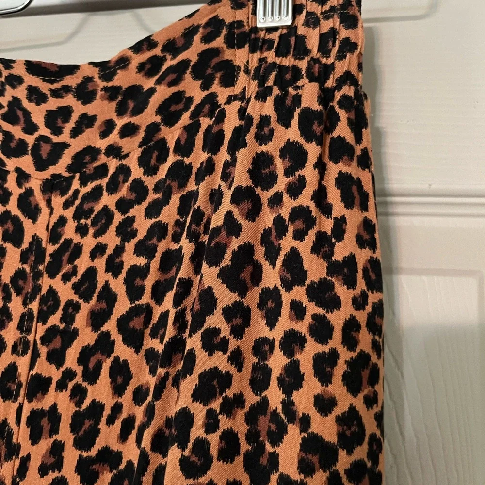 Nordstrom Rack Leopard Print High Waist Pants - Picture 2 of 7